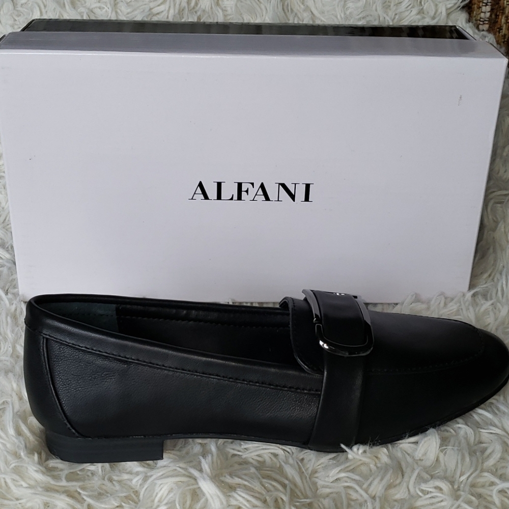 Alfani Ceceliaa Black Loafer 6 New